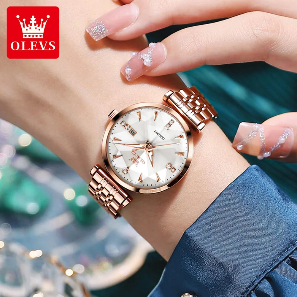 OLEVS brand watch fashion hot selling waterproof women&