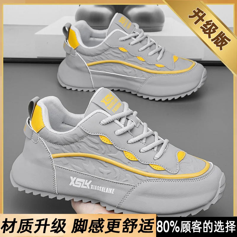 Large Size 39-48 Men Platform Vulcanized Shoes Breathable Wear-resistant Casual Sneakers Designer Man Luxury Running Sport Shoes
