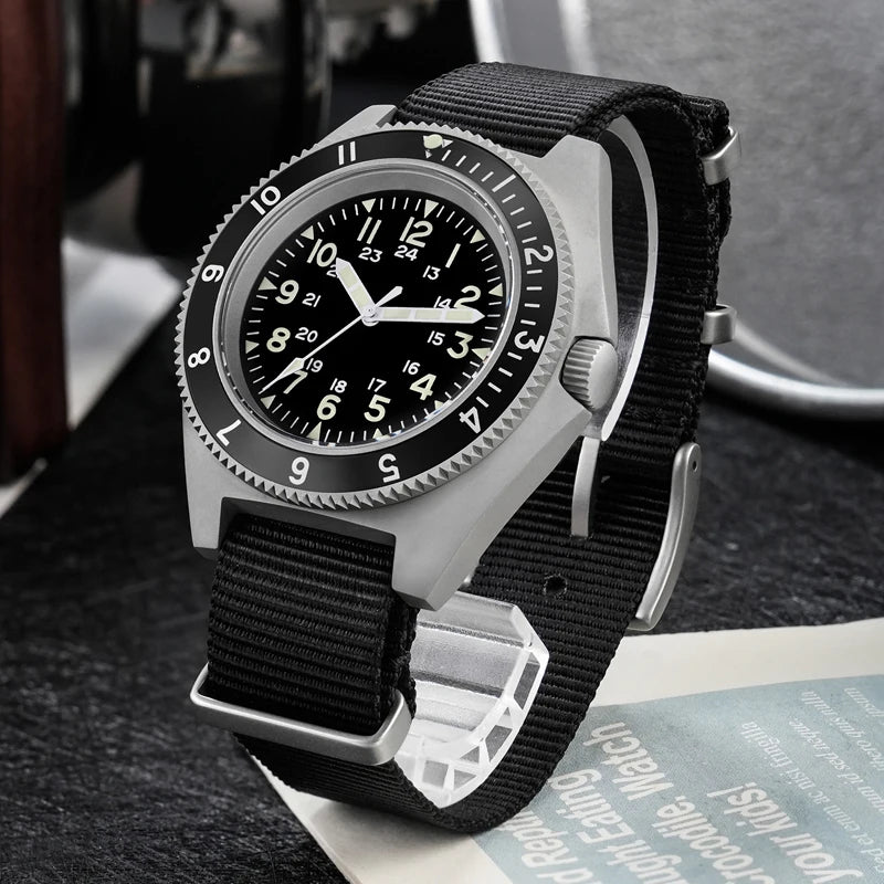 Watchdives WD1972 Quartz Watch Sapphire Luminous Men Watches VH31 Sweep Seconds Movement 20Bar Waterproof Watches with Gift Box