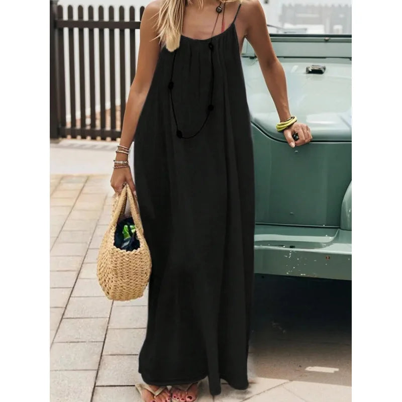 Elegant Strapless Maxi Dress