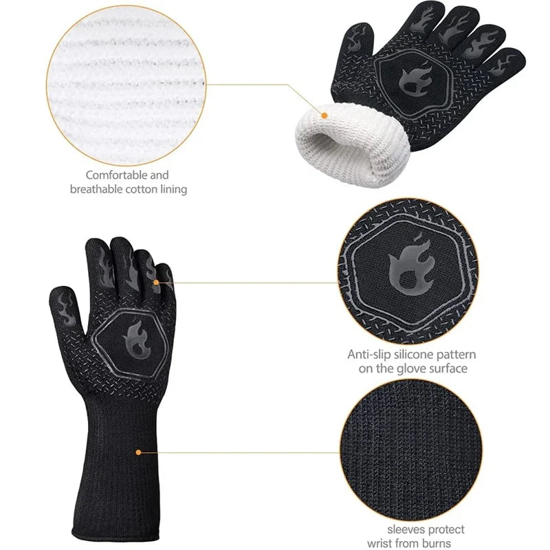 Fireproof BBQ Grill Gloves