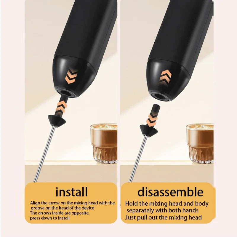 Portable Milk Frother & Mixer