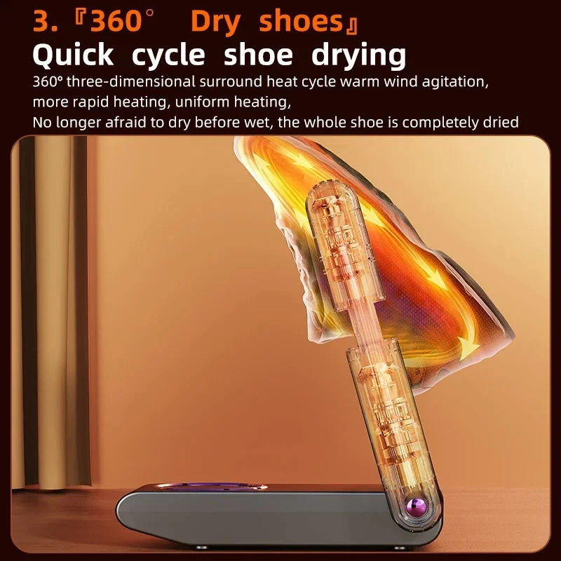HOMEFISH Korean Style Electric Shoe Dryer 220V - Footwear Heater for Deodorizing And Sterilizing Home Use Appliance