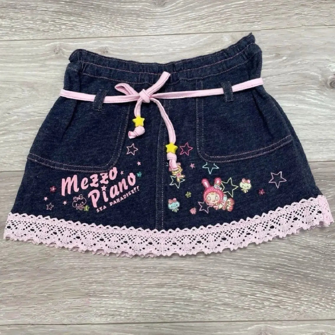 Sweet Kawaii Cartoon Bunny T Shirt Mini Skirt Two Piece Outfit Y2K Girls Raglan Short Sleeve Casual Street Daily Holiday Wear