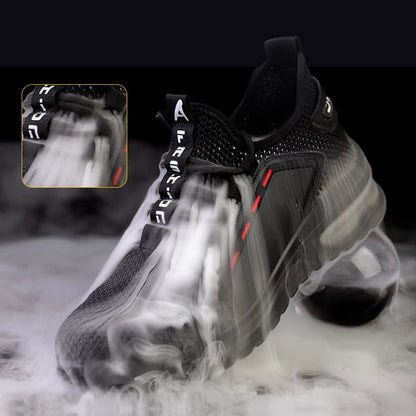 Men Air Cushion Safety Shoes Indestructible Work Shoes Sneakers Steel Toe Anti-smash Industrial Shoe Puncture-Proof footwear