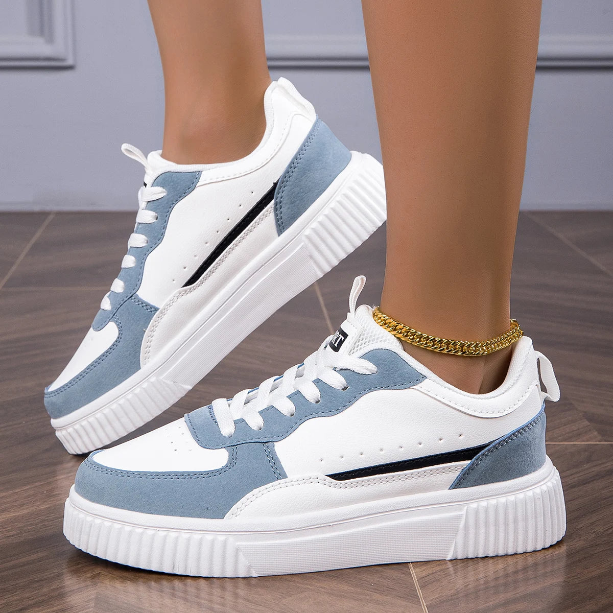 MAEDEF Women Shoes Flats Casual Shoes Men Sneaker White Shoes Female Sports Walking Couples Trainers Shoe Woman Vulcanized Shoes