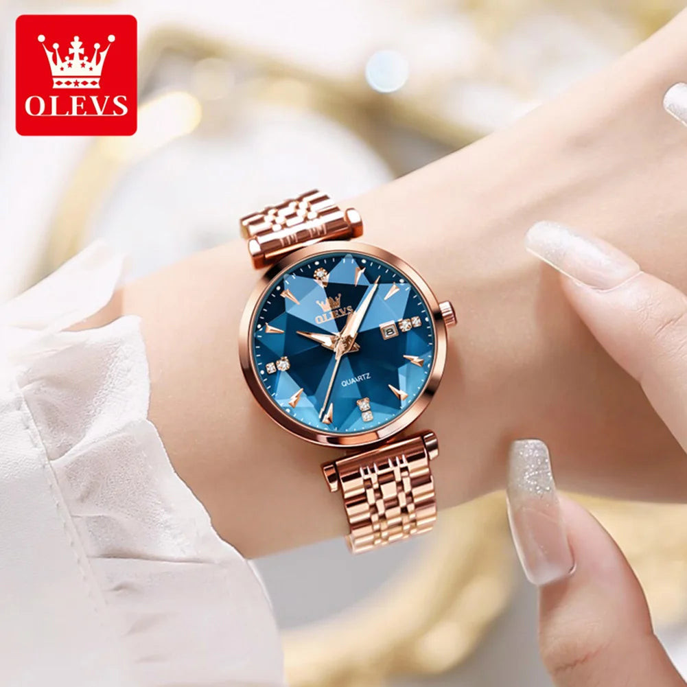 OLEVS brand watch fashion hot selling waterproof women&