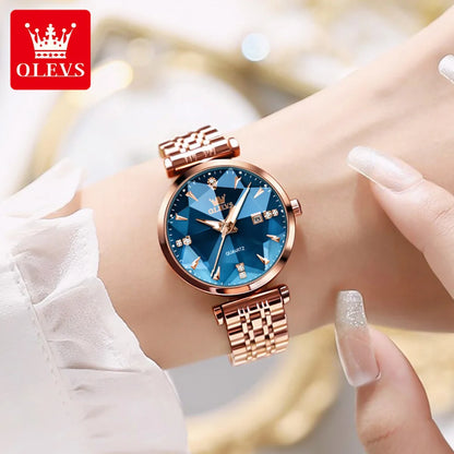 OLEVS brand watch fashion hot selling waterproof women&