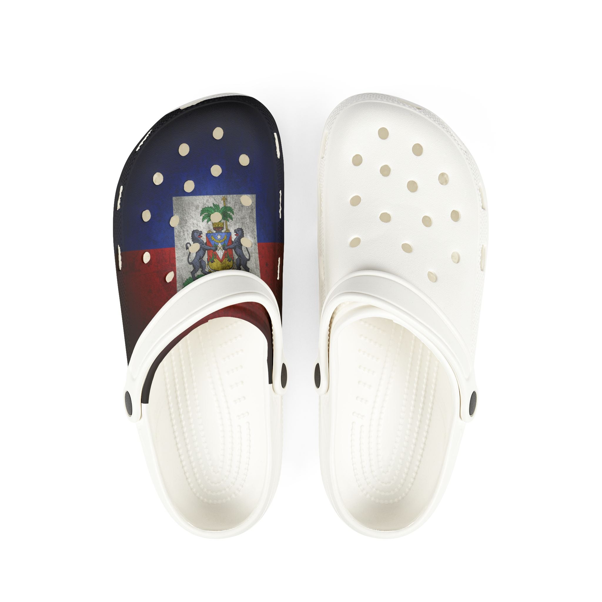 Painted Flag EVA Clogs — Lightweight All-Over Print Slip-On Shoes