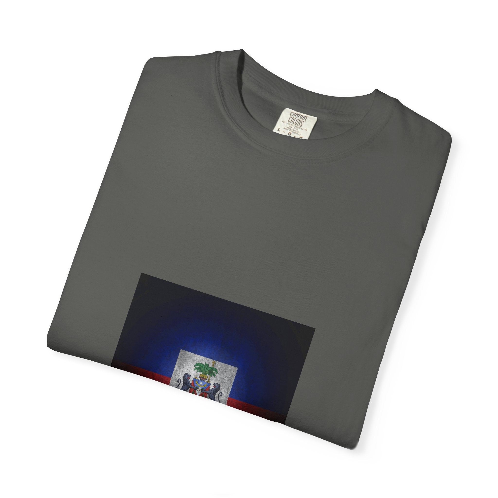 Haiti Coat of Arms T-Shirt — Vintage Flag Emblem Tee