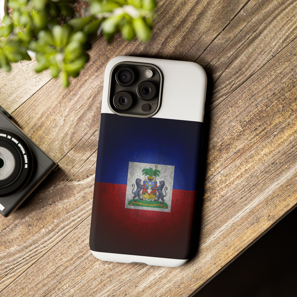 Haiti Flag Tough Phone Case — Durable Protective Phone Cover