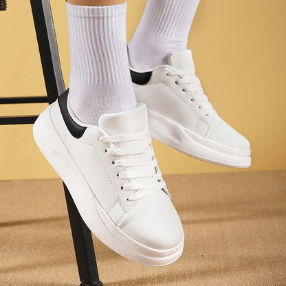 MAEDEF Women Shoes Flats Casual Shoes Men Sneaker White Shoes Female Sports Walking Couples Trainers Shoe Woman Vulcanized Shoes