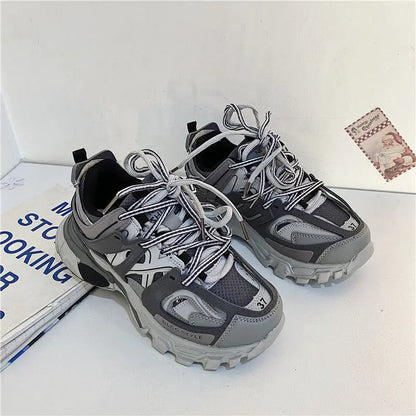 Fashion Womens Sneakers New Exquisite Platform Casual Shoes Quality Mesh Running Shoes for Woman Designer Shoes Zapatillas Mujer