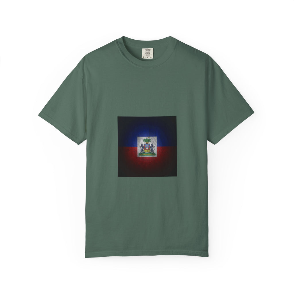 Haiti Coat of Arms T-Shirt — Vintage Flag Emblem Tee