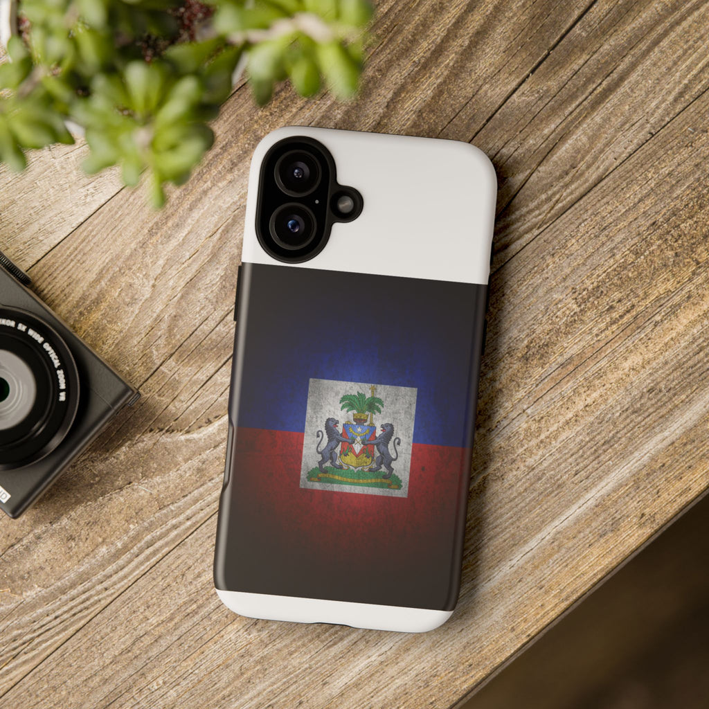 Haiti Flag Tough Phone Case — Durable Protective Phone Cover