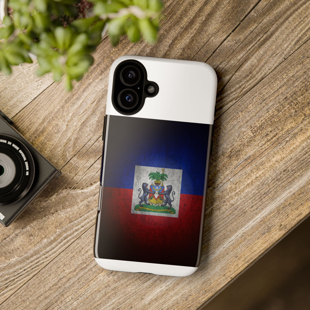 Haiti Flag Tough Phone Case — Durable Protective Phone Cover