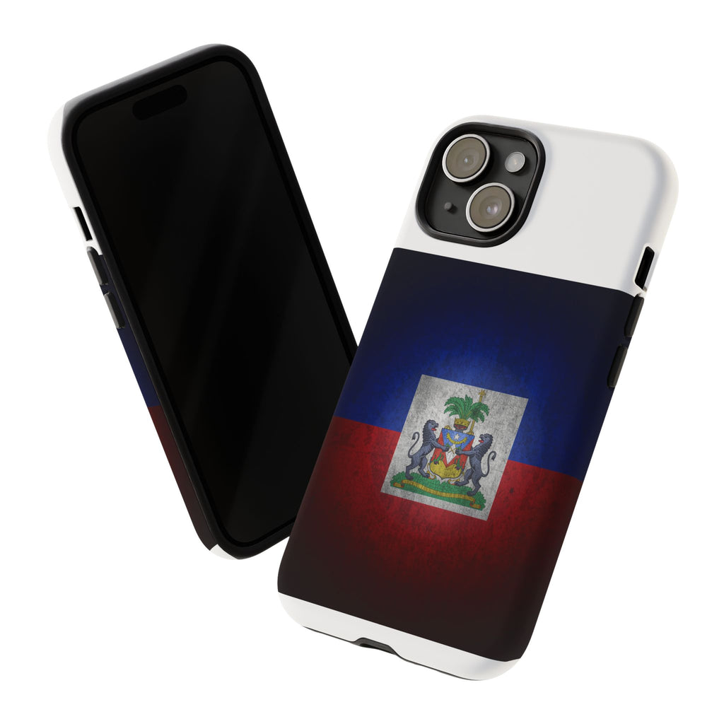 Haiti Flag Tough Phone Case — Durable Protective Phone Cover