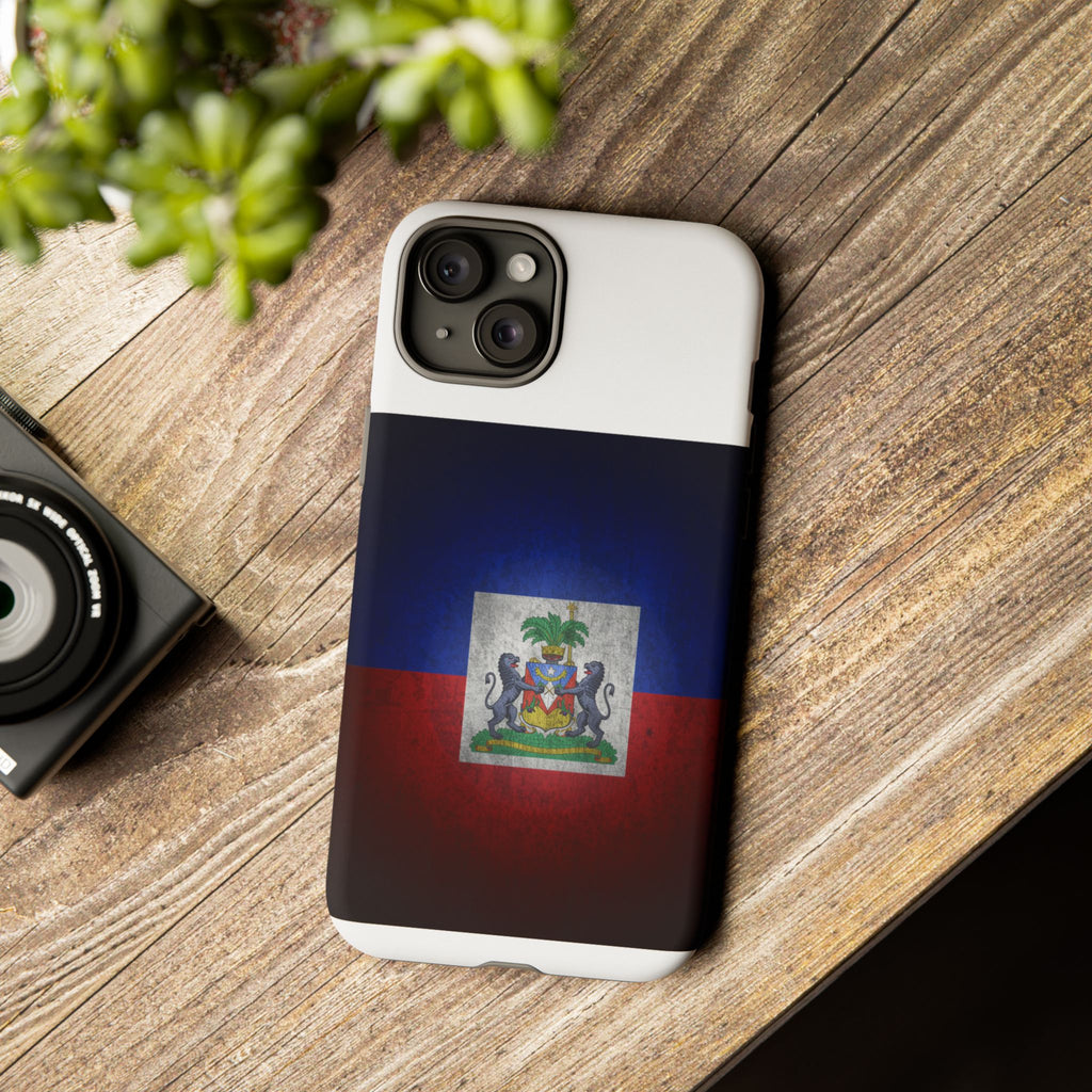 Haiti Flag Tough Phone Case — Durable Protective Phone Cover