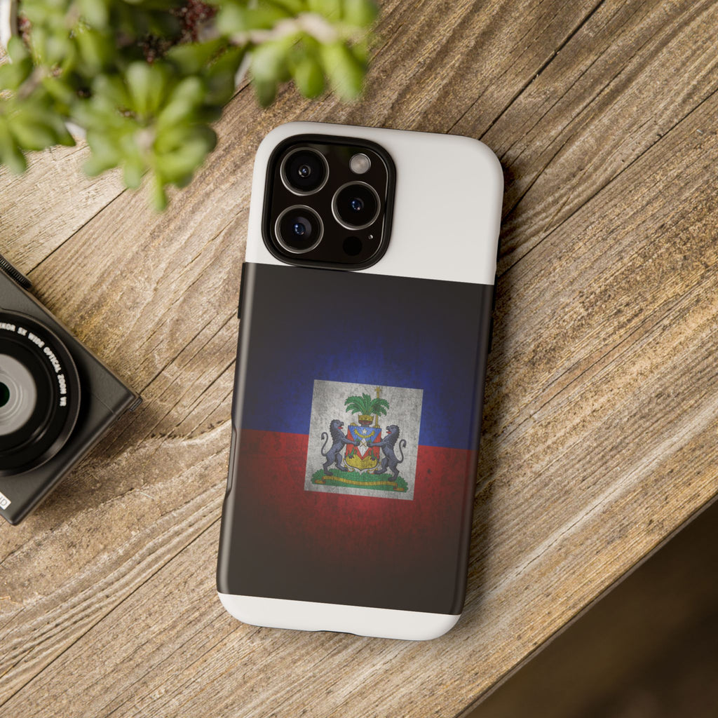 Haiti Flag Tough Phone Case — Durable Protective Phone Cover