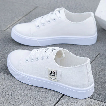 2026 Spring Summer Women Canvas Sneaker Low Top Denim Sneakers Ladies Popular Flat Canvas Board Shoes Female Sapatos Femininos