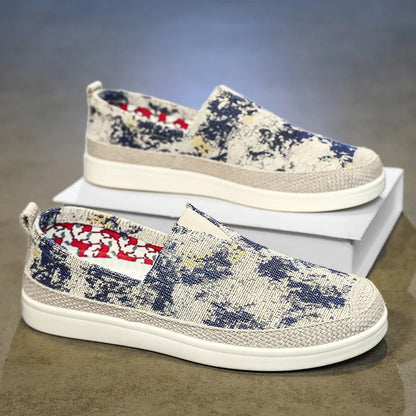 Summer Fresh Men Casual Canvas Sneakers Circulating Air Upper Cool Comfort Fit for Daily Errands Street Style Outfits