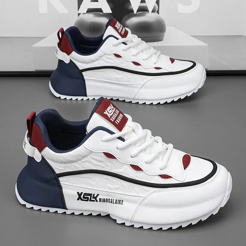 Large Size 39-48 Men Platform Vulcanized Shoes Breathable Wear-resistant Casual Sneakers Designer Man Luxury Running Sport Shoes