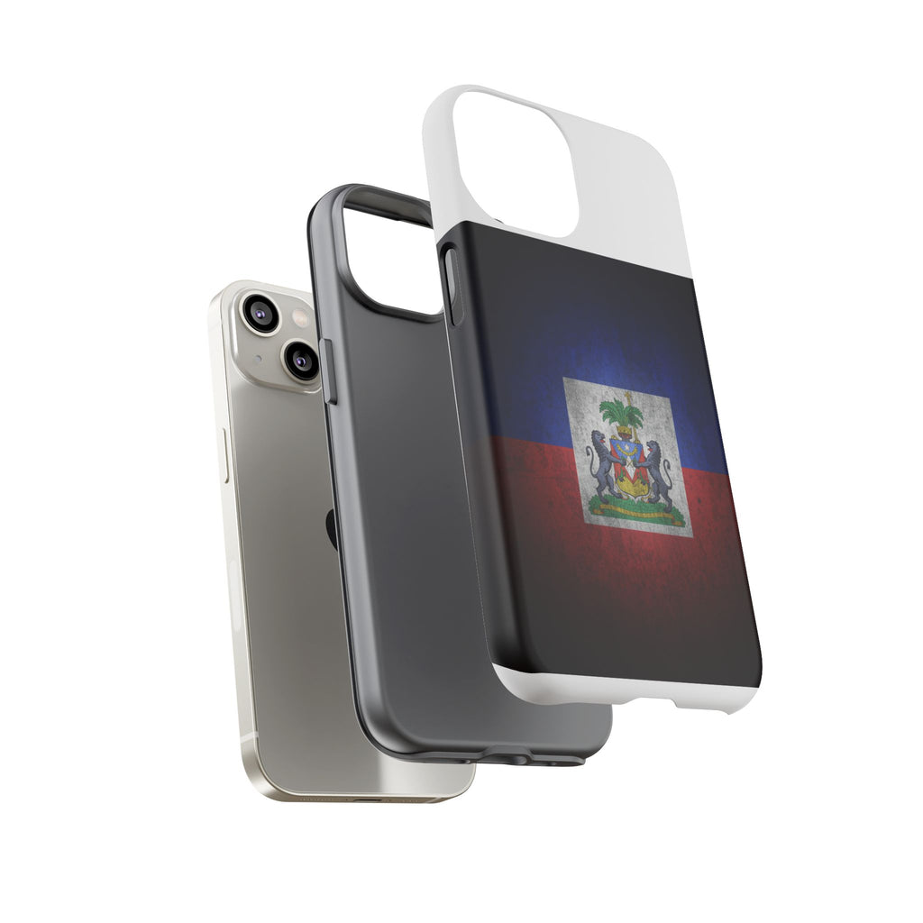 Haiti Flag Tough Phone Case — Durable Protective Phone Cover
