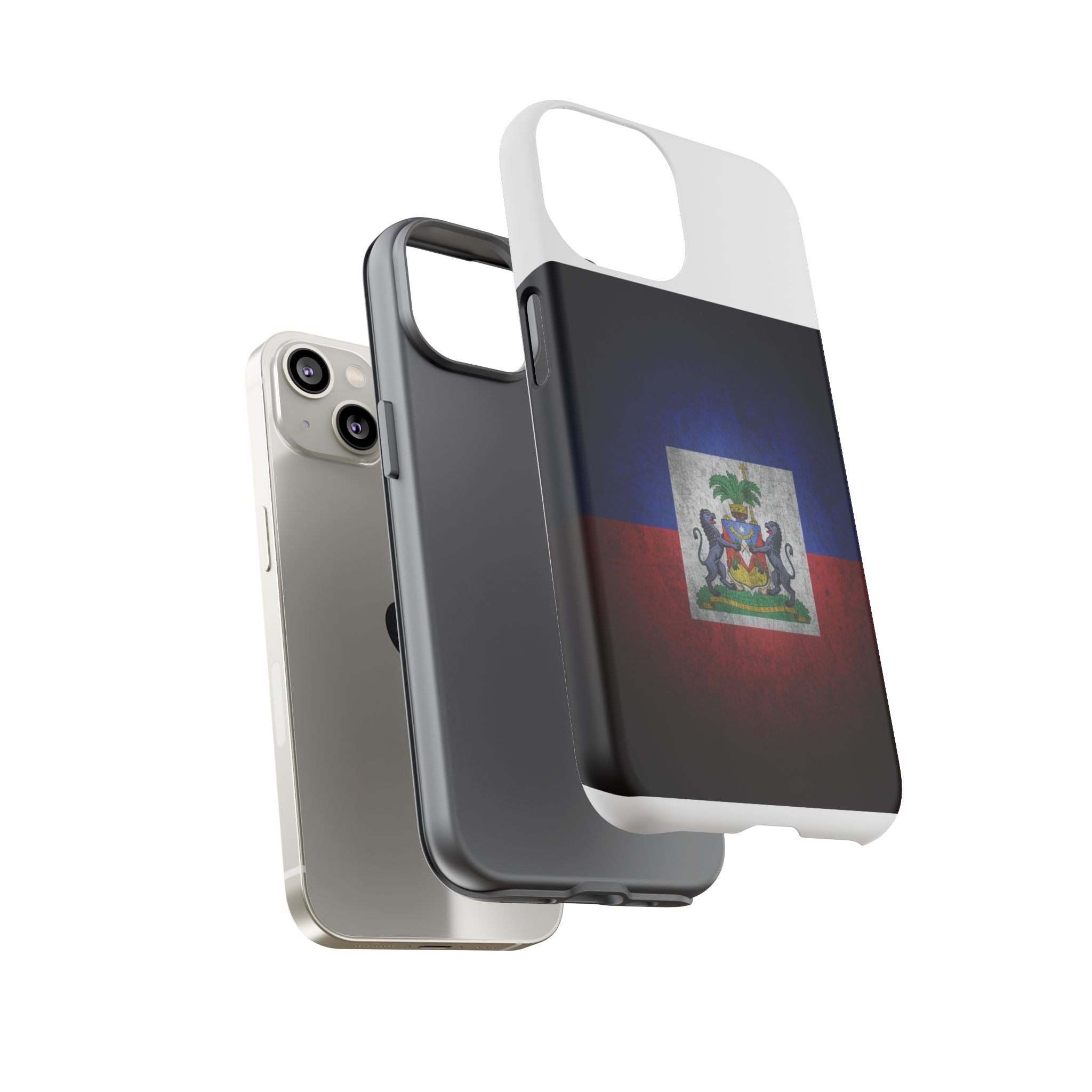 Haiti Flag Tough Phone Case — Durable Protective Phone Cover