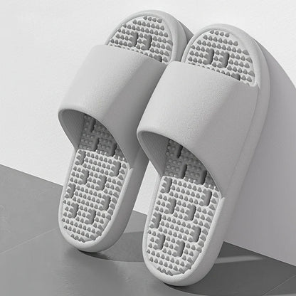 Women Summer Slippers Non Slip Quick Drying Shower Drainage Holes Soft Cushioned Breathable Beach Pool Shoes Slide Sandals