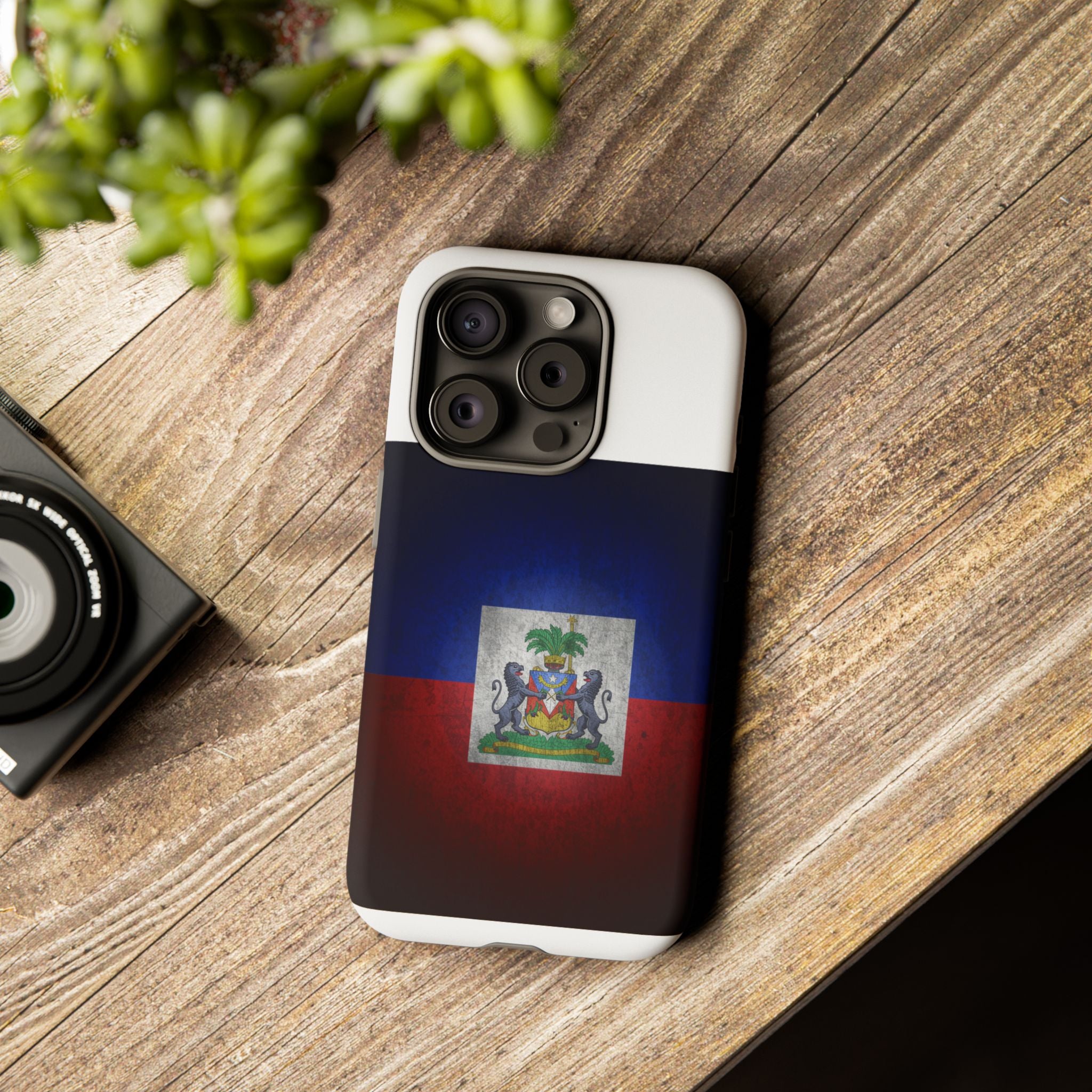 Haiti Flag Tough Phone Case — Durable Protective Phone Cover