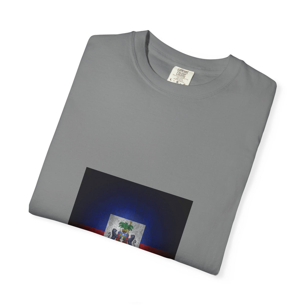Haiti Coat of Arms T-Shirt — Vintage Flag Emblem Tee