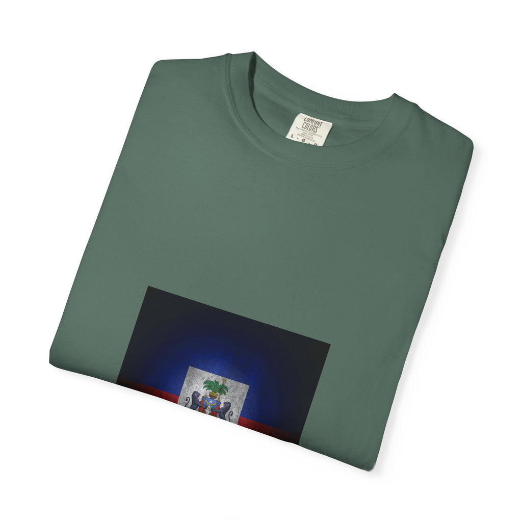 Haiti Coat of Arms T-Shirt — Vintage Flag Emblem Tee