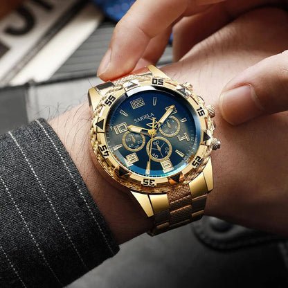 1PC Surprise Mystery Watch Blind Box-Men Business Watches Fashion Arabic Dial Steel Band Male&