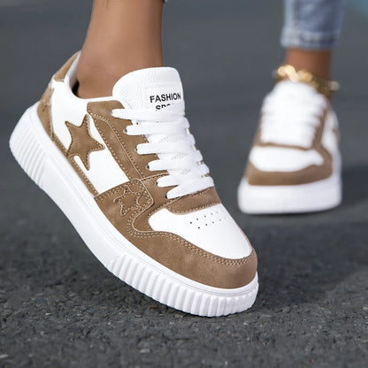 MAEDEF Women Shoes Flats Casual Shoes Men Sneaker White Shoes Female Sports Walking Couples Trainers Shoe Woman Vulcanized Shoes