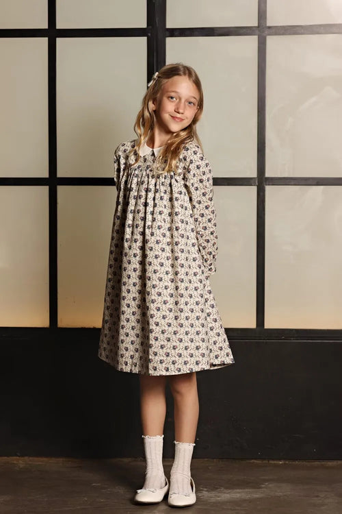 2026 Mali's SS Floral Collection Kids Girls Dress Children Set Baby Romper Boutique Holiday Sister Brother Matching Clothing
