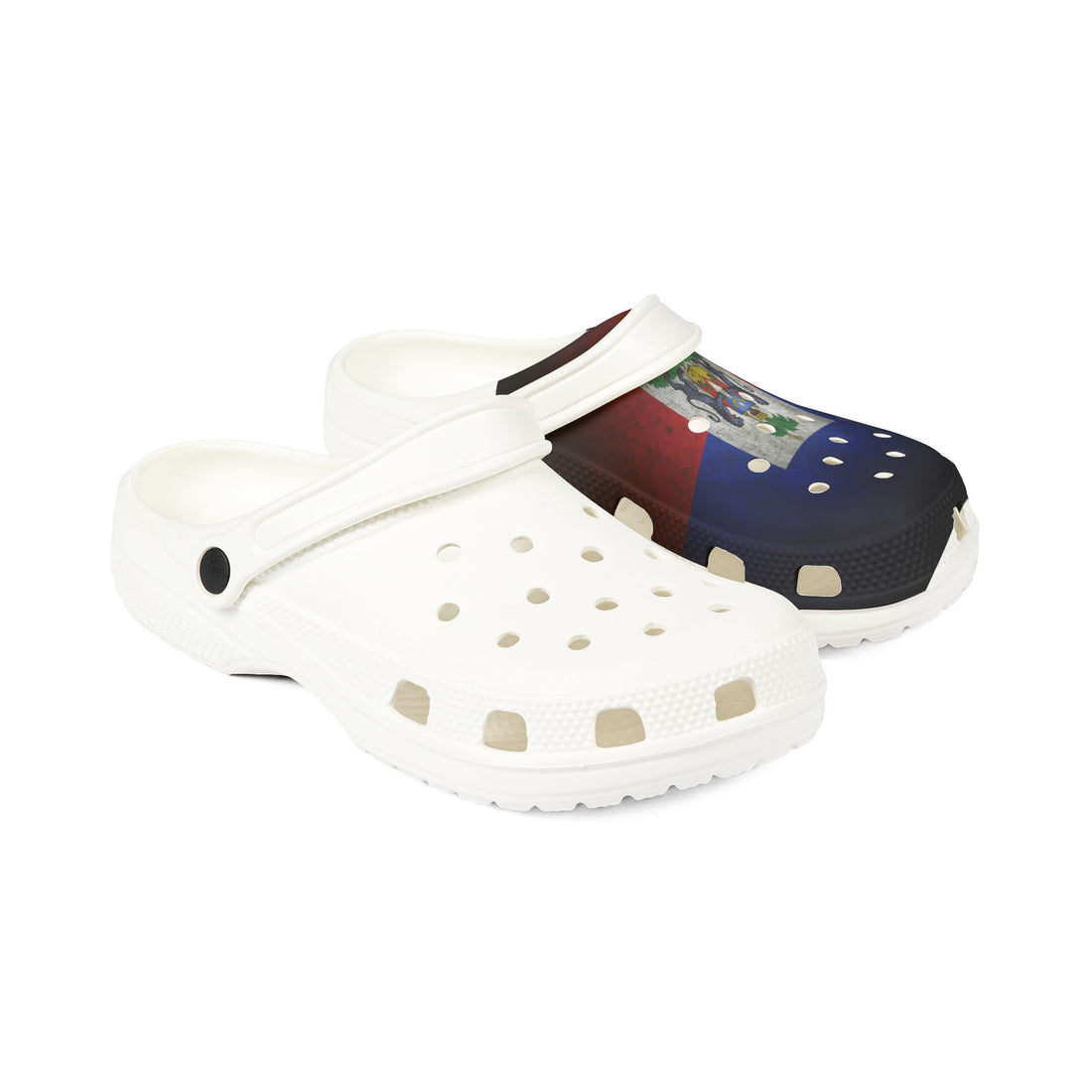 Painted Flag EVA Clogs — Lightweight All-Over Print Slip-On Shoes