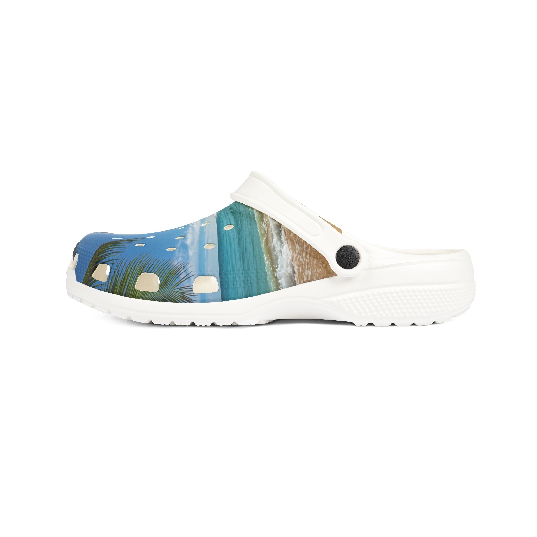 Tropical Beach Foam Clogs