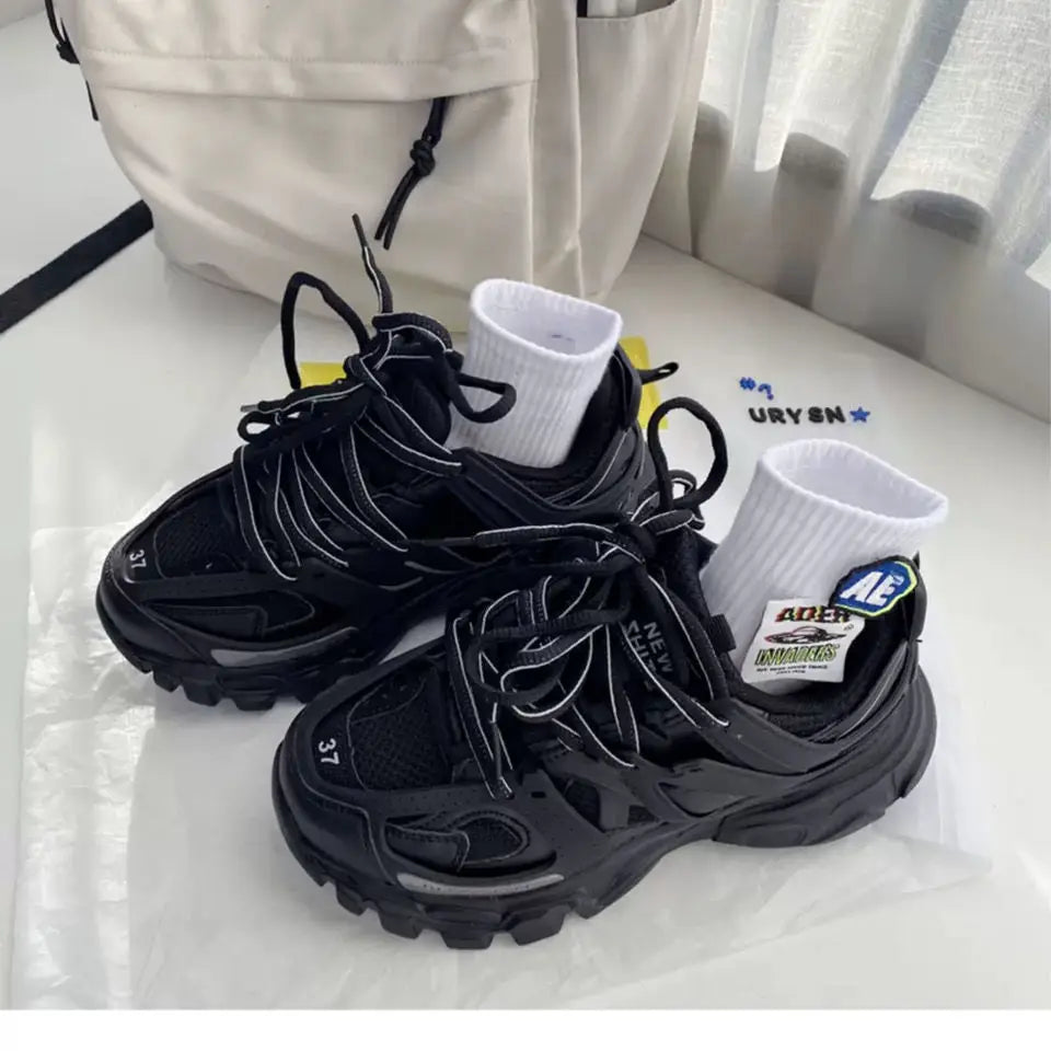 Fashion Womens Sneakers New Exquisite Platform Casual Shoes Quality Mesh Running Shoes for Woman Designer Shoes Zapatillas Mujer