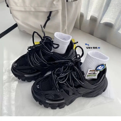 Fashion Womens Sneakers New Exquisite Platform Casual Shoes Quality Mesh Running Shoes for Woman Designer Shoes Zapatillas Mujer