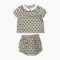 2026 Mali's SS Floral Collection Kids Girls Dress Children Set Baby Romper Boutique Holiday Sister Brother Matching Clothing