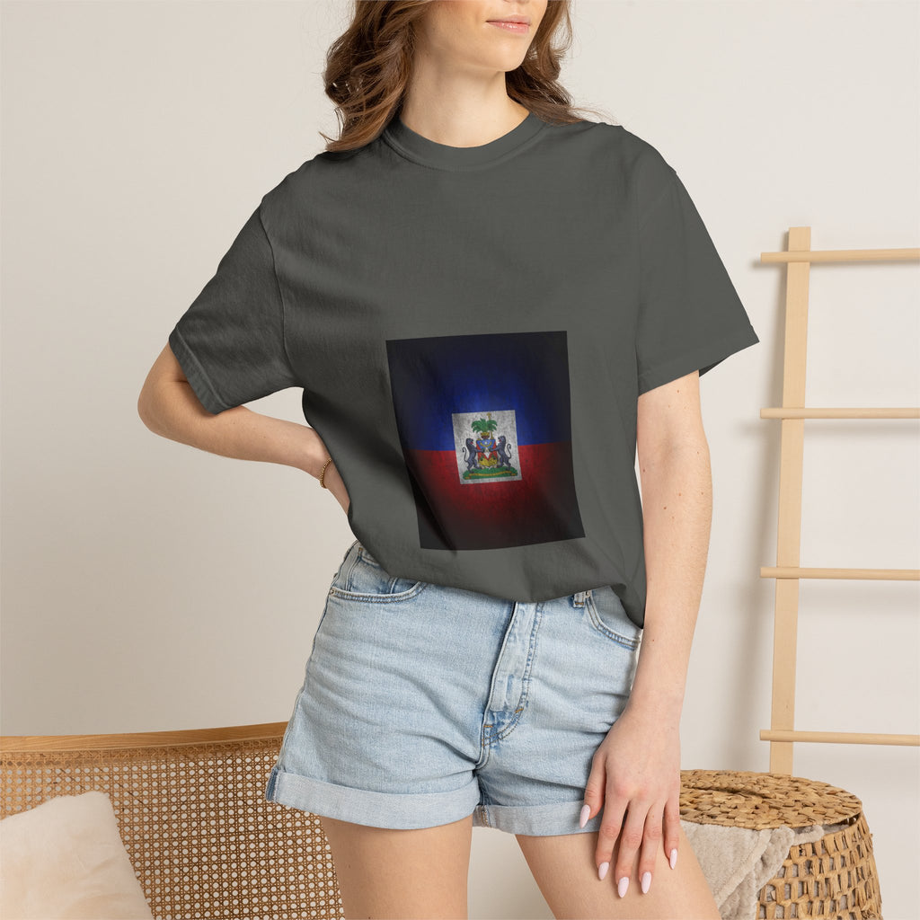 Haiti Coat of Arms T-Shirt — Vintage Flag Emblem Tee