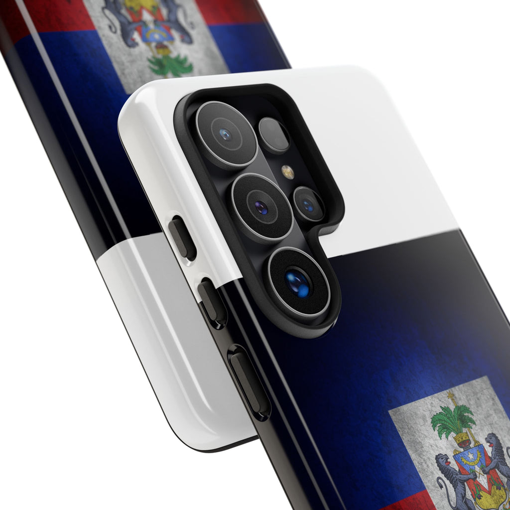 Haiti Flag Tough Phone Case — Durable Protective Phone Cover