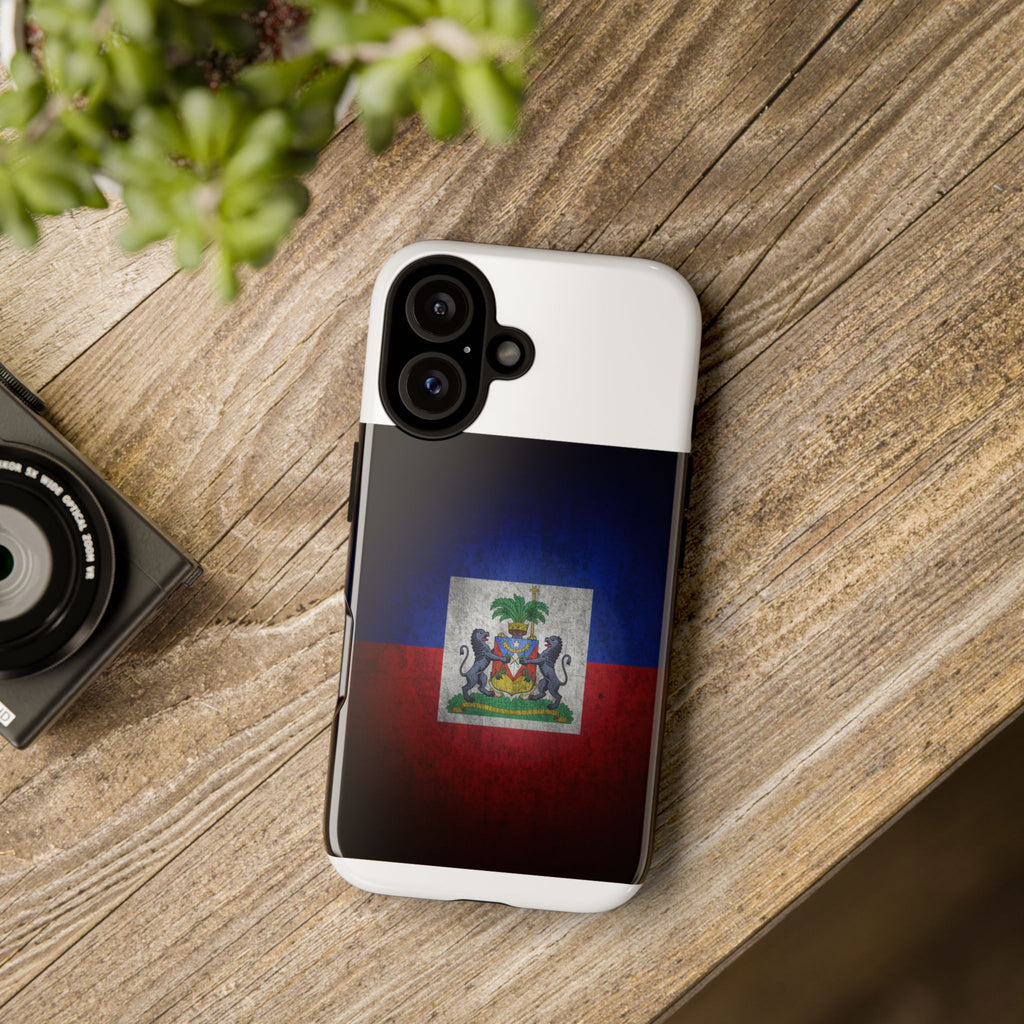 Haiti Flag Tough Phone Case — Durable Protective Phone Cover