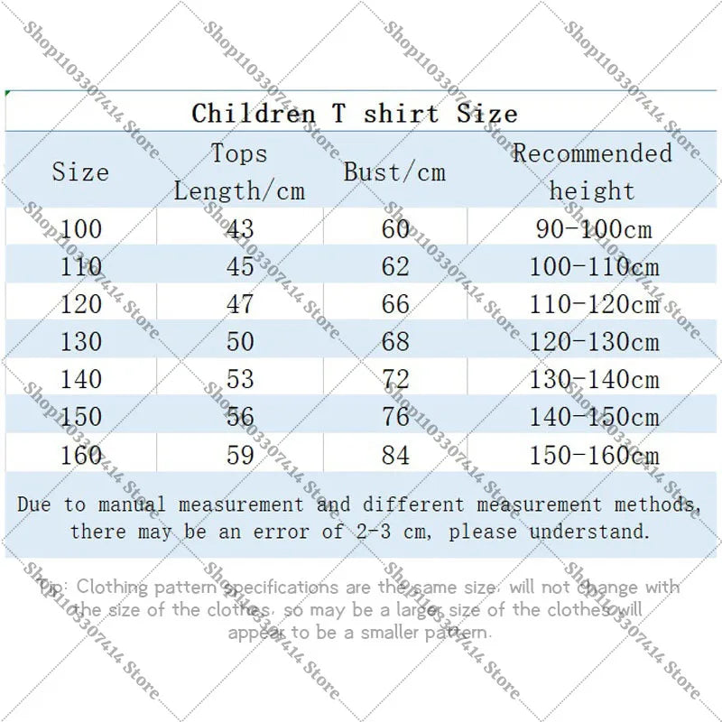 Kids Anime Cute T-shirt Summer Clothing King of Pop MJ Cotton T Shirt Michael Jackson Short Sleeve Tops Fashion Casual Tee Gifts