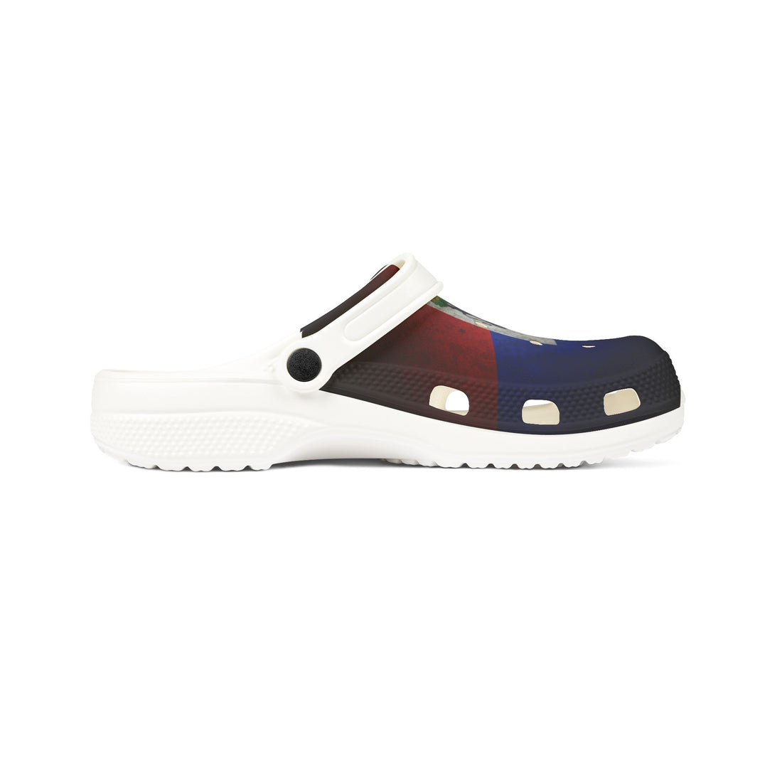 Painted Flag EVA Clogs — Lightweight All-Over Print Slip-On Shoes