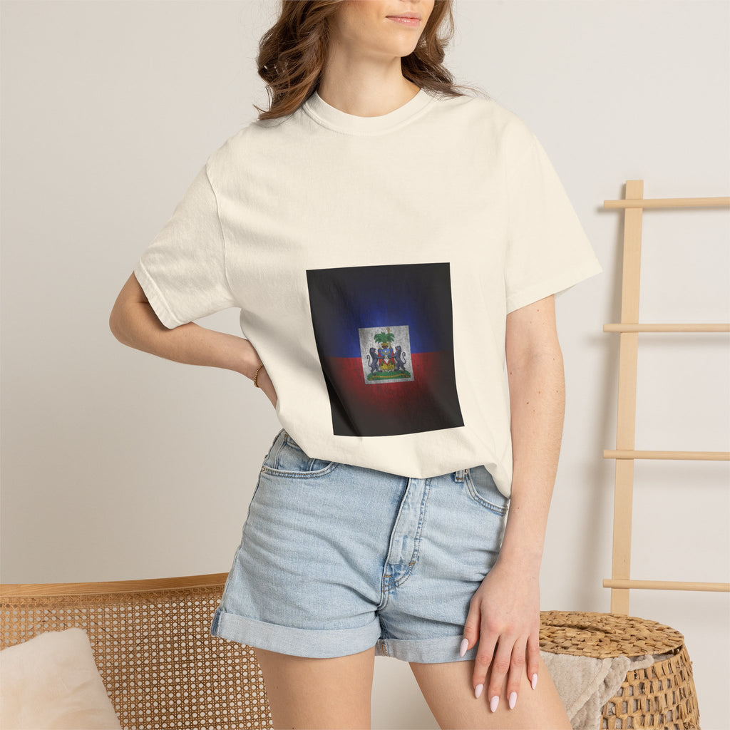 Haiti Coat of Arms T-Shirt — Vintage Flag Emblem Tee