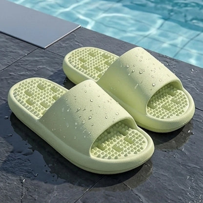 Women Summer Slippers Non Slip Quick Drying Shower Drainage Holes Soft Cushioned Breathable Beach Pool Shoes Slide Sandals