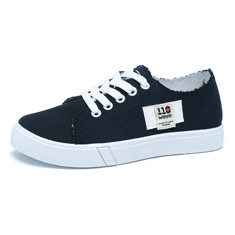 2026 Spring Summer Women Canvas Sneaker Low Top Denim Sneakers Ladies Popular Flat Canvas Board Shoes Female Sapatos Femininos