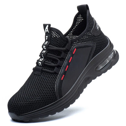 Men Air Cushion Safety Shoes Indestructible Work Shoes Sneakers Steel Toe Anti-smash Industrial Shoe Puncture-Proof footwear