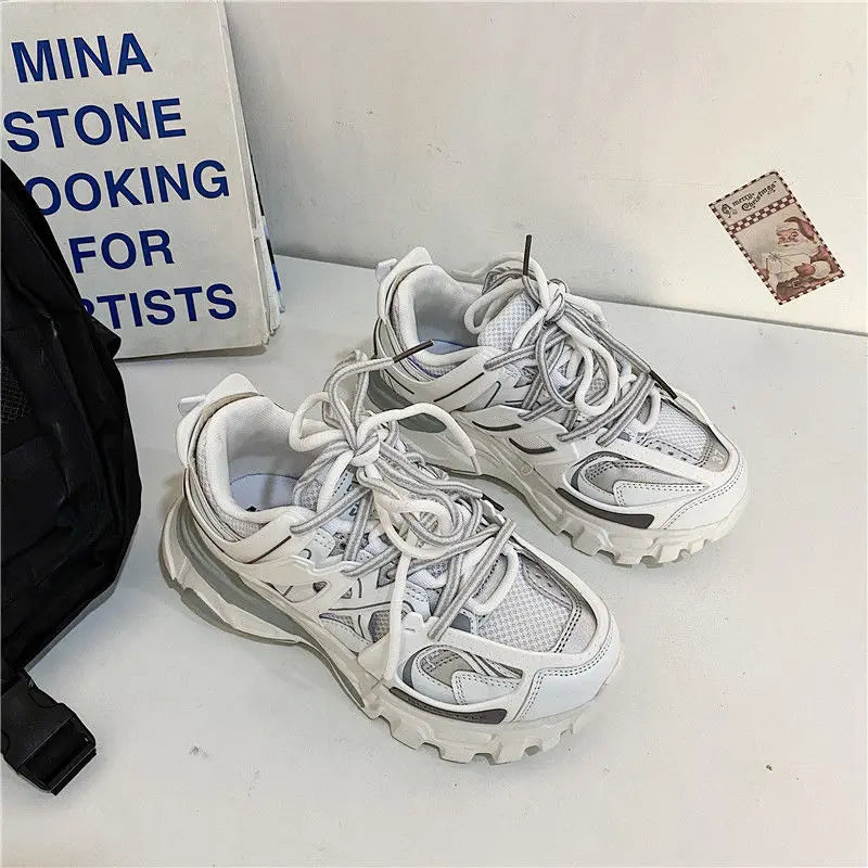 Fashion Womens Sneakers New Exquisite Platform Casual Shoes Quality Mesh Running Shoes for Woman Designer Shoes Zapatillas Mujer